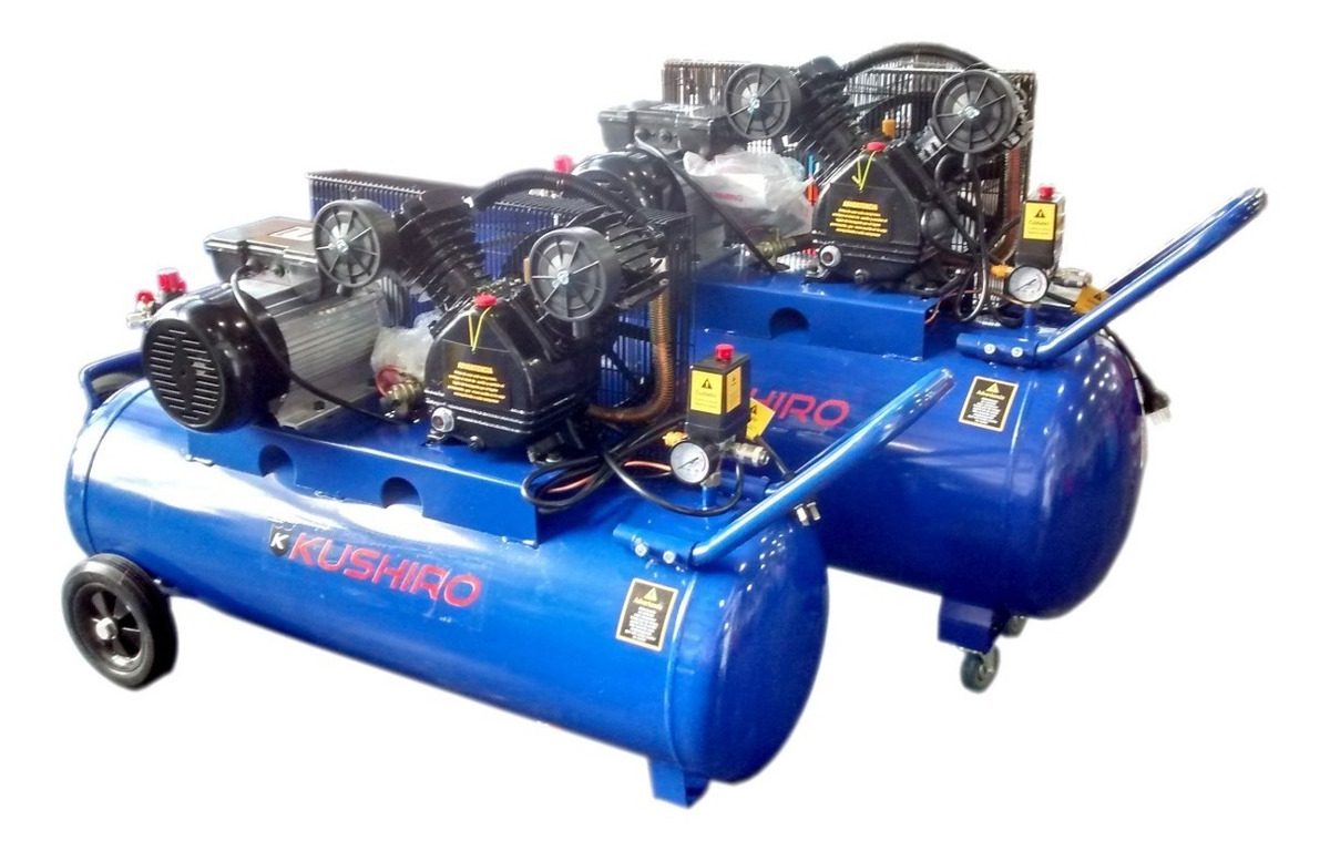 Compresor De Aire Eléctrico Portátil Kushiro K100-3 100l 3hp Negro Monofásica