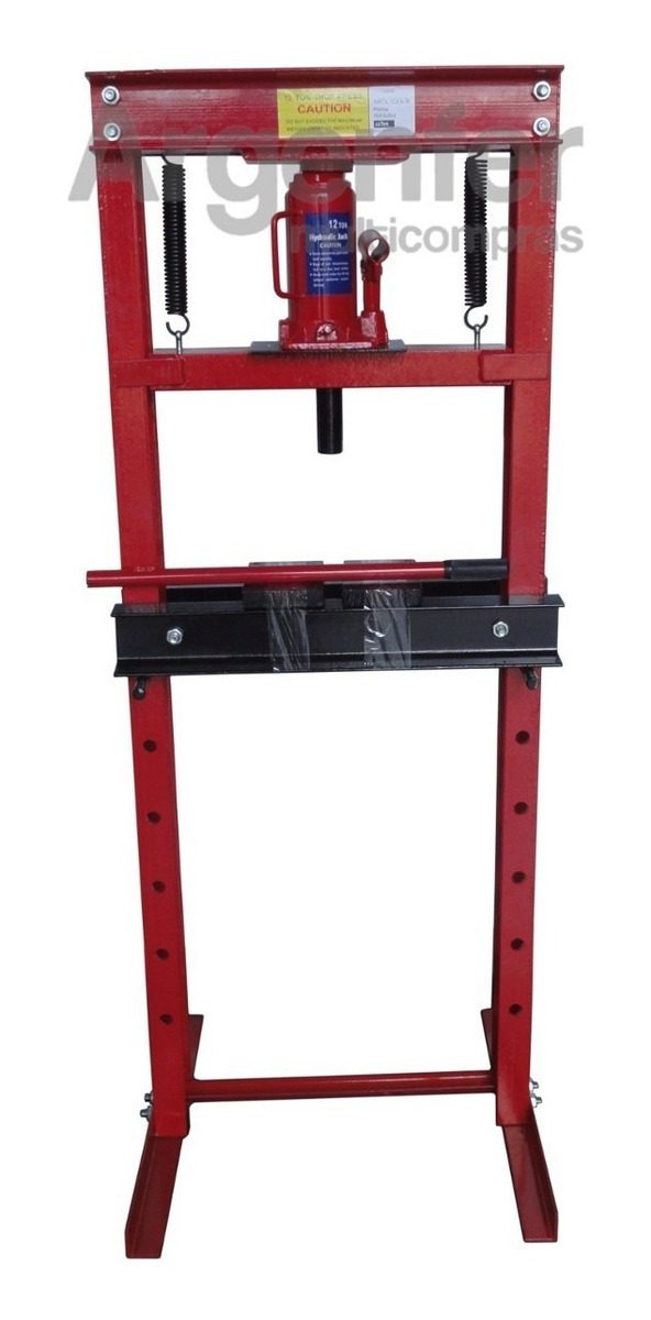 Prensa Hidráulica De Pie 12 Tn, Ideal Tallerista!!! Rojo