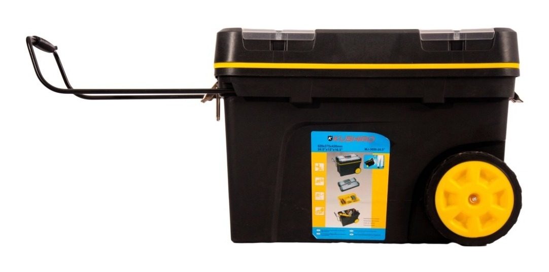 Caja Carro Porta Herramienta C/ Organizadores Instaladores Negro - 3