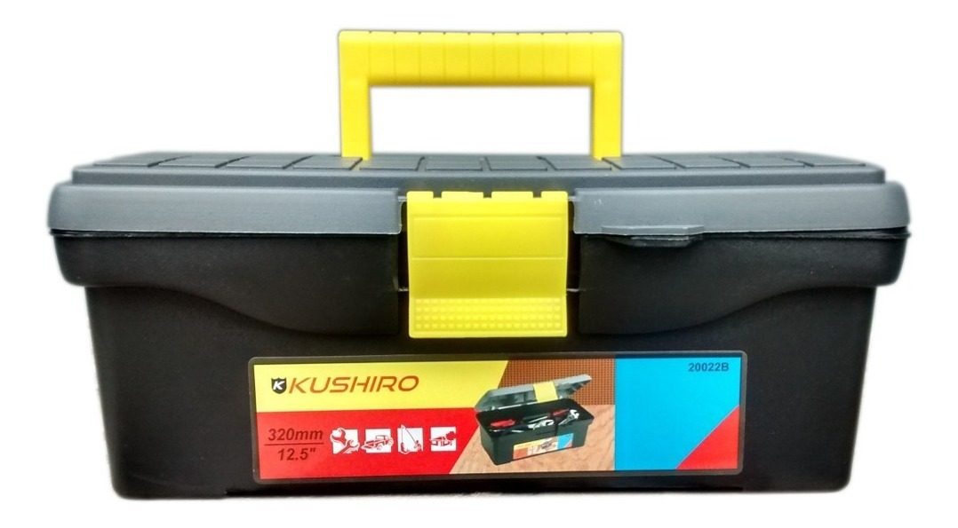 Caja De Herramienta Plast. Kushiro De 12.5 PuLG. Con Bandeja