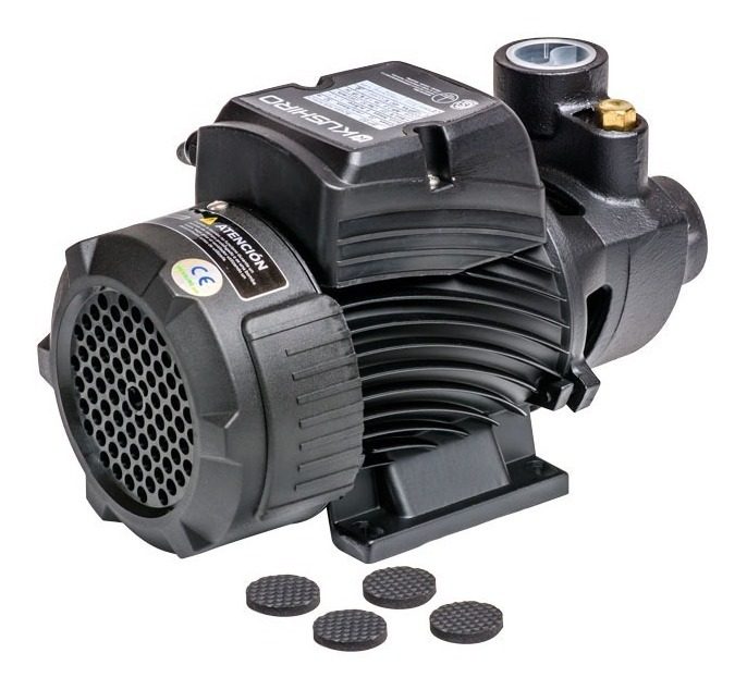 Bomba Periférica Elevadora Kushiro 1/2 Hp Caudal Max 35l/min Negro Monofásica
