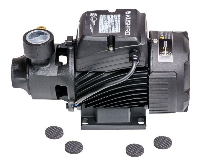 Bomba Periférica Elevadora Kushiro 1/2 Hp Caudal Max 35l/min Negro Monofásica - 1