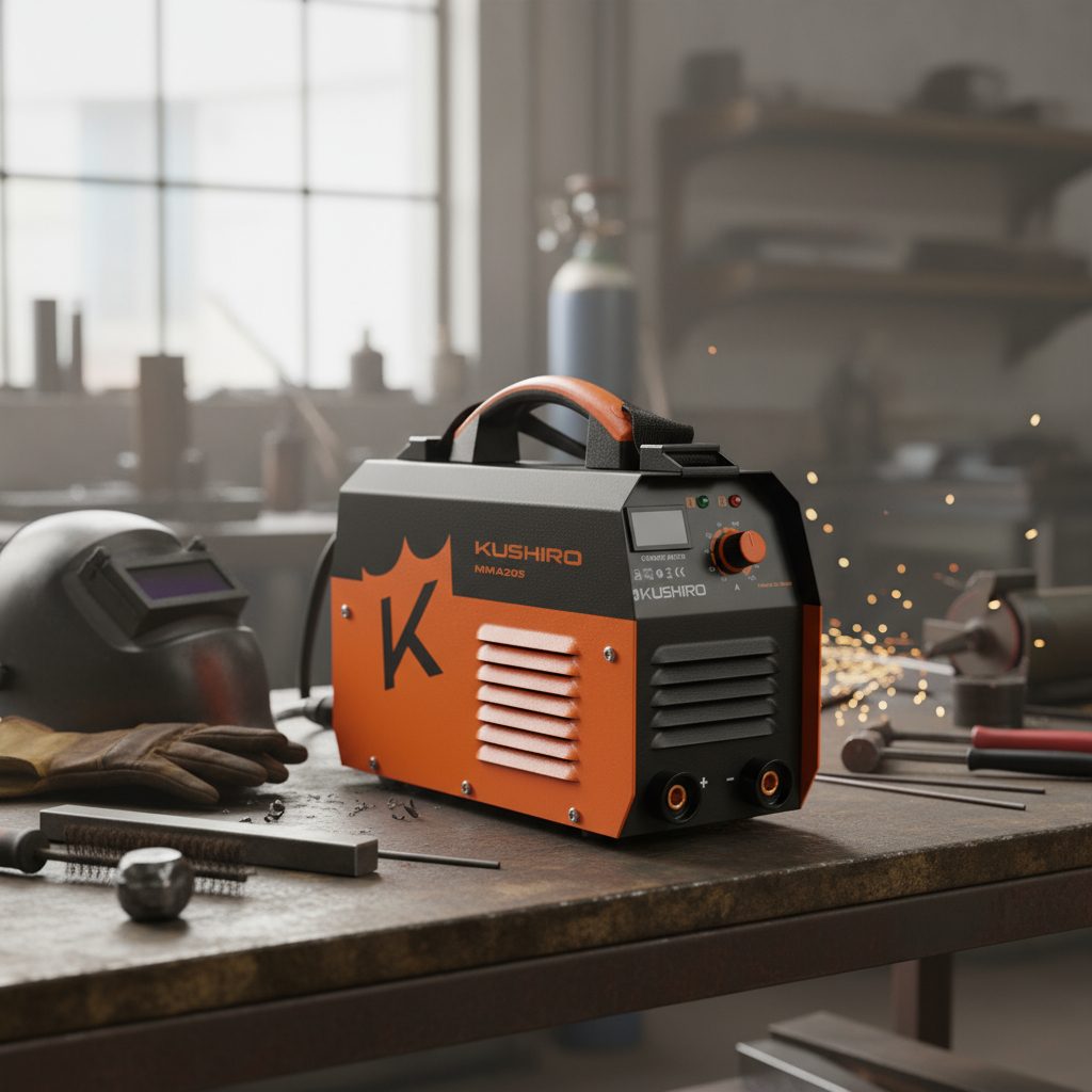 Soldadora Inverter Kushiro Mma-205 180a Electrodo 1-5 Mm Naranja - 4