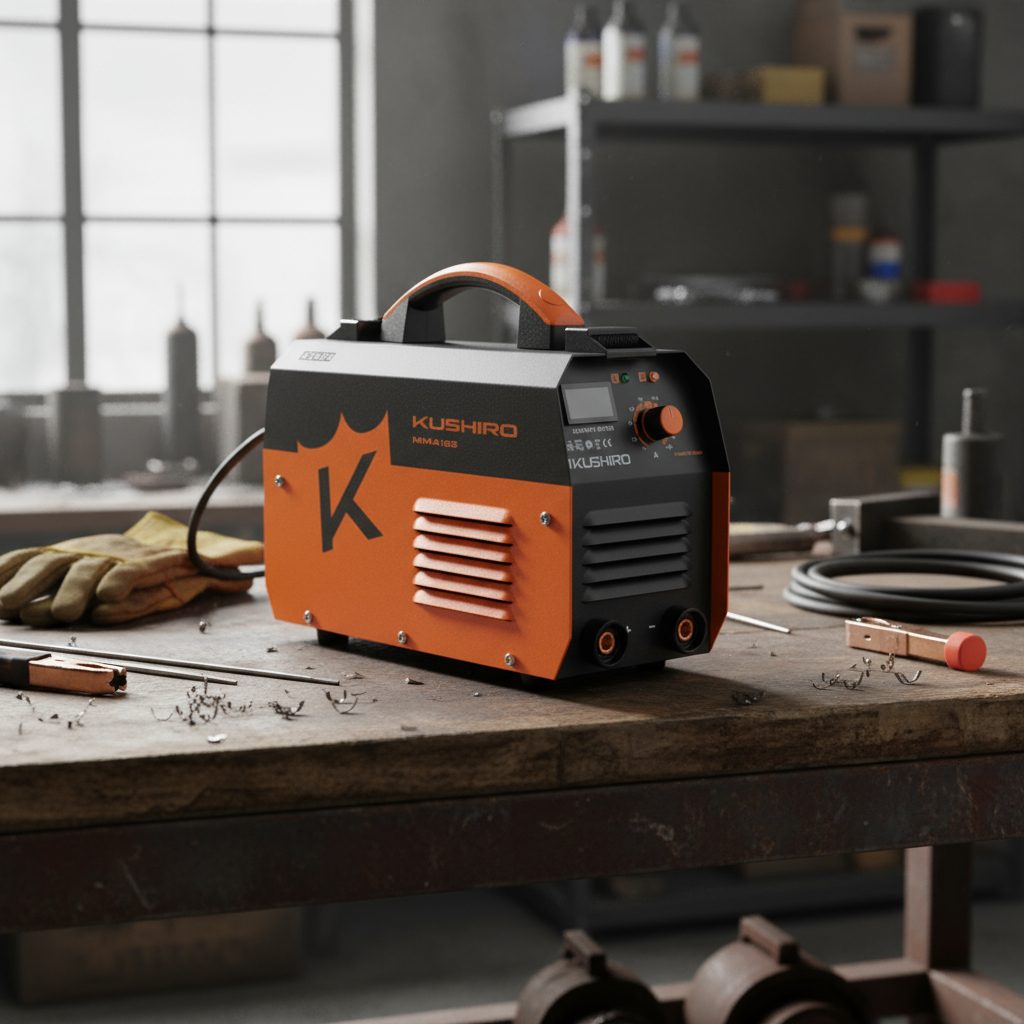 Soldadora Inverter Kushiro Mma 165 140a Electrodos 1-4 Mm Naranja - 1