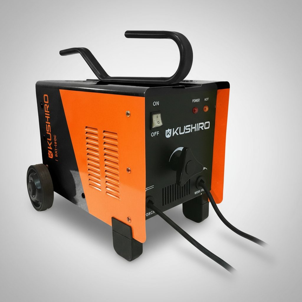 Soldadora Kushiro 180 Amp Con Ventilación Forzada Bx1-180c Negro Y Naranja - 5