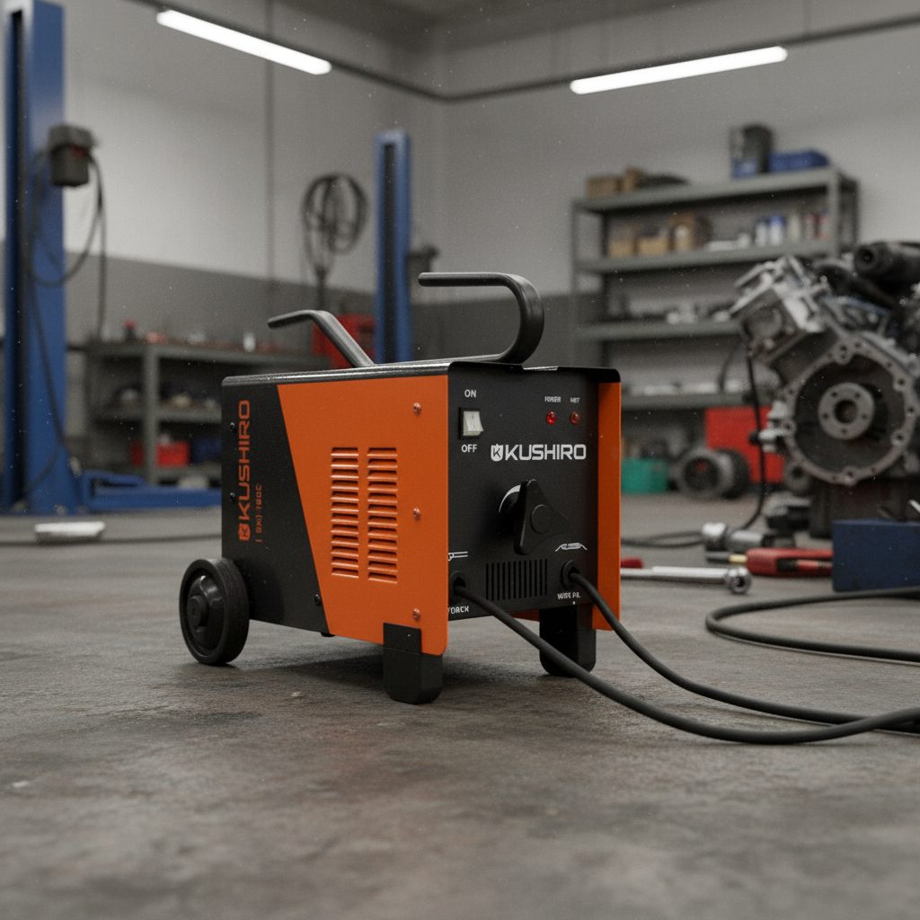 Soldadora Kushiro 180 Amp Con Ventilación Forzada Bx1-180c Negro Y Naranja - 6