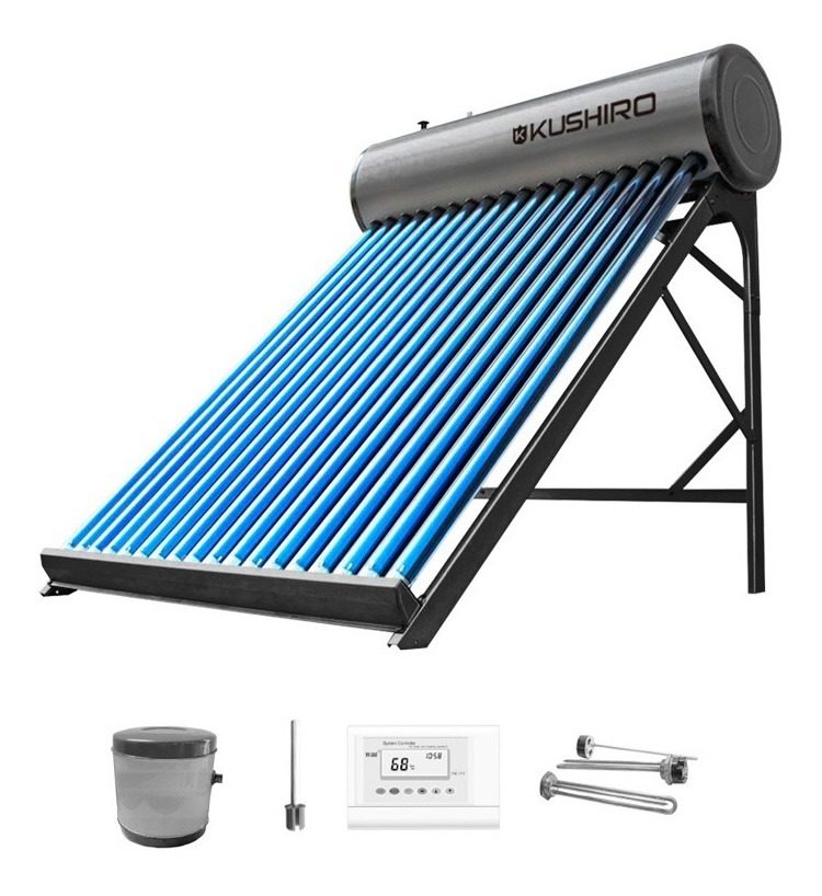Termotanque Solar 300 Litros 5 Personas Completo C/acc. Azul