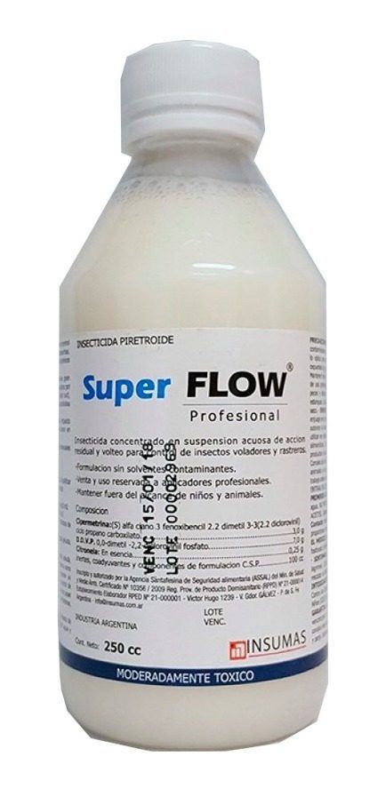 Insecticida Superflow 250 Cc Alacranes Garrapatas Mosquito