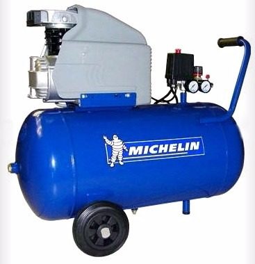 Compresor Michelín  2hp 25 Lt  Herramientas Neumáticas 50 Monofásica