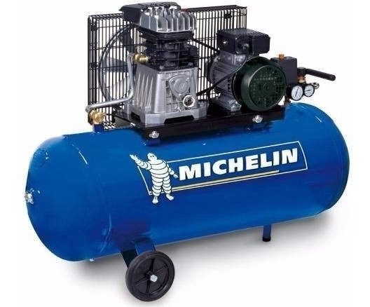 Compresor De Aire Michelín 2hp 100lt Herramientas Neumática 50 Monofásica