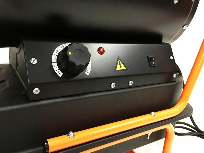 Calefactor Turbo 27000kcal Gk1401-30 Kushiro Negro Y Naranja - 2