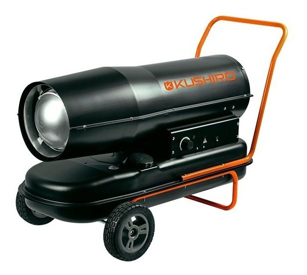 Calefactor Turbo 53000kcal Gk1401-60 Kushiro Negro Y Naranja