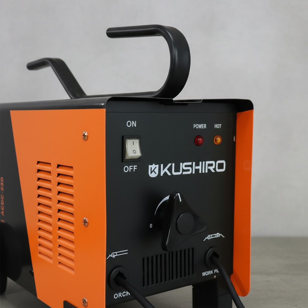 Soldadora Eléctrica Kushiro Industrial Bifásica 250a Amarillo - 2