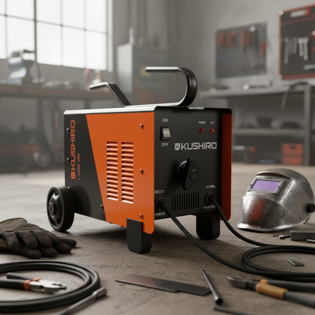Soldadora Eléctrica Kushiro Industrial Bifásica 250a Amarillo - 3
