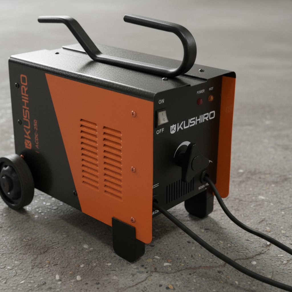 Soldadora Eléctrica Kushiro Industrial Bifásica 250a Amarillo - 5