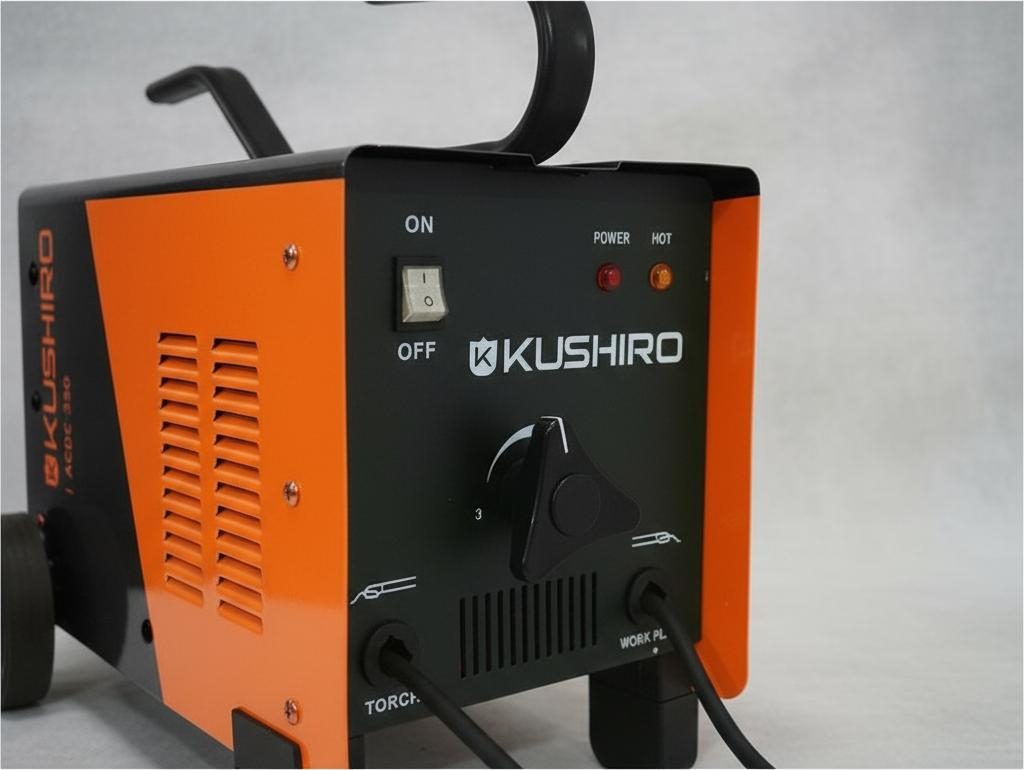 Soldadora Eléctrica Kushiro Industrial Bifásica 250a Amarillo - 7
