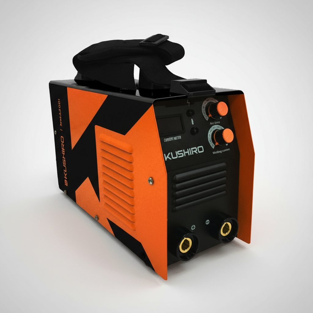 Soldadora Inverter Kushiro Mma 2001 200a Industrial Naranja Y Negro