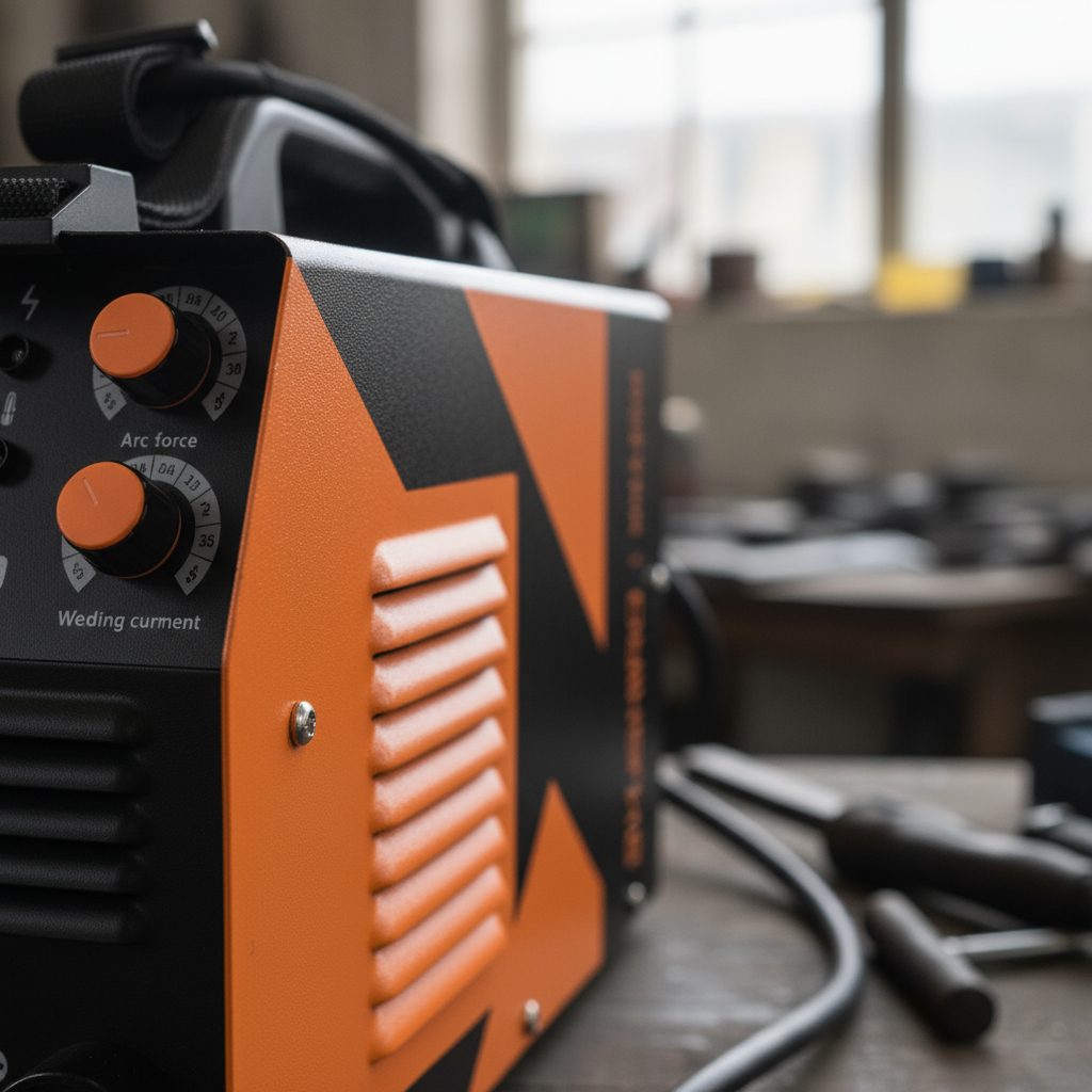 Soldadora Inverter Kushiro Mma 2001 200a Industrial Naranja Y Negro - 1