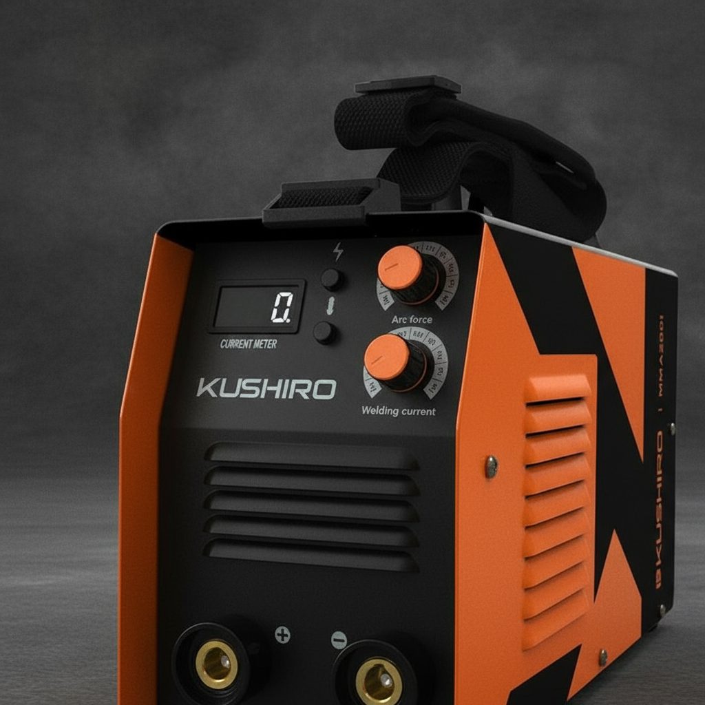 Soldadora Inverter Kushiro Mma 2001 200a Industrial Naranja Y Negro - 2