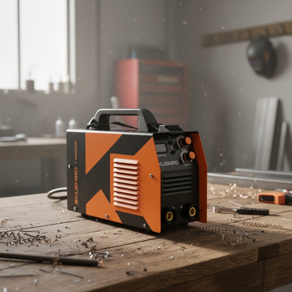 Soldadora Inverter Kushiro Mma 2001 200a Industrial Naranja Y Negro - 4