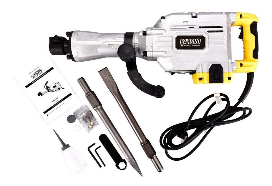 Martillo Percutor 40 Joule 1700 W Enc. Hexag  Constructores! Gris - 1