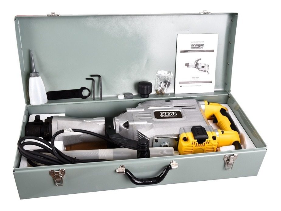 Martillo Percutor 40 Joule 1700 W Enc. Hexag  Constructores! Gris - 5