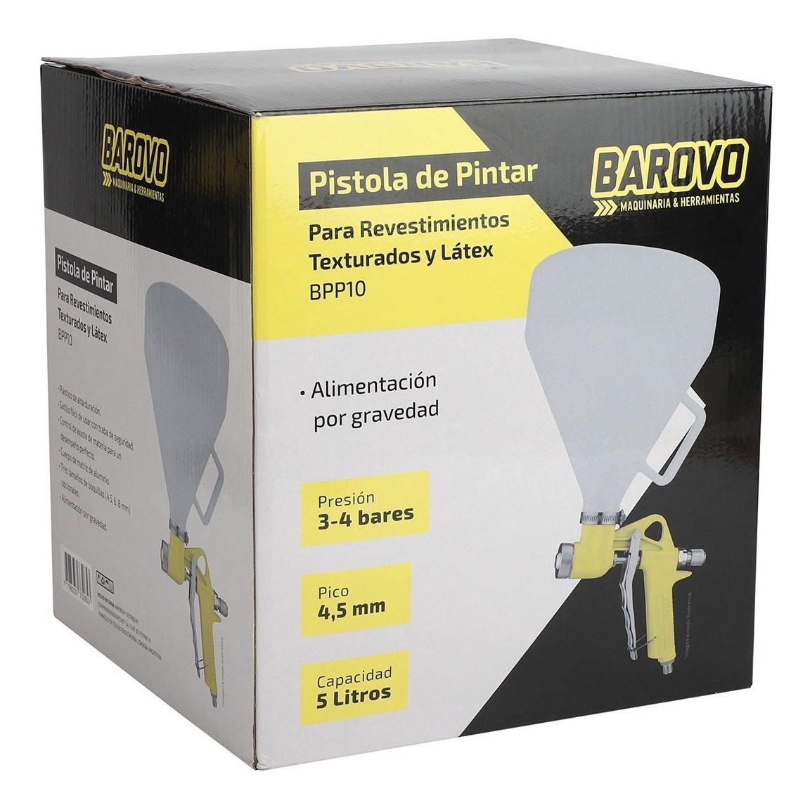 Pistola Para Revestimiento Texturados Látex - 4