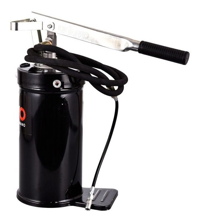 Engrasador De Pie Grasera 5 Lt Manguera Rayón Uso Industrial