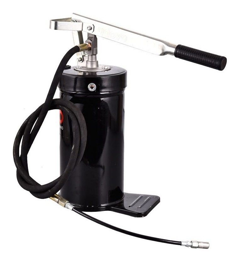 Engrasador De Pie Grasera 5 Lt Manguera Rayón Uso Industrial - 1