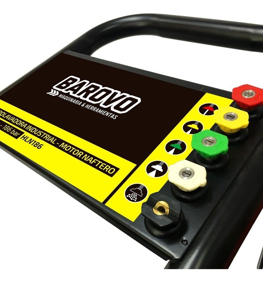 Hidrolavadora Alta Presion 186 Bar Motor Explosion 4t Negro - 1