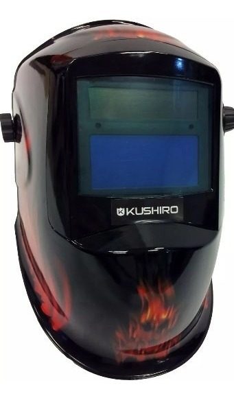 Mascara Fotosensible Kushiro Ploteada Fire Careta Soldar Negro Whb8512fire