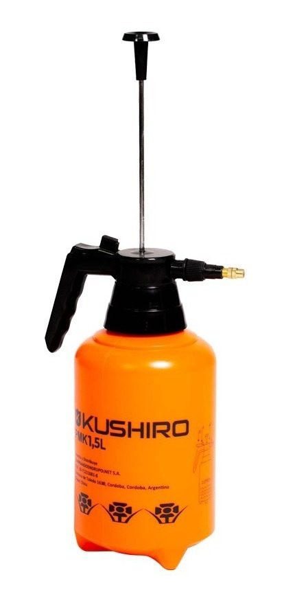 Pulverizador Fumigador Rociador De Mano 1,5l Kushiro Naranja - 1