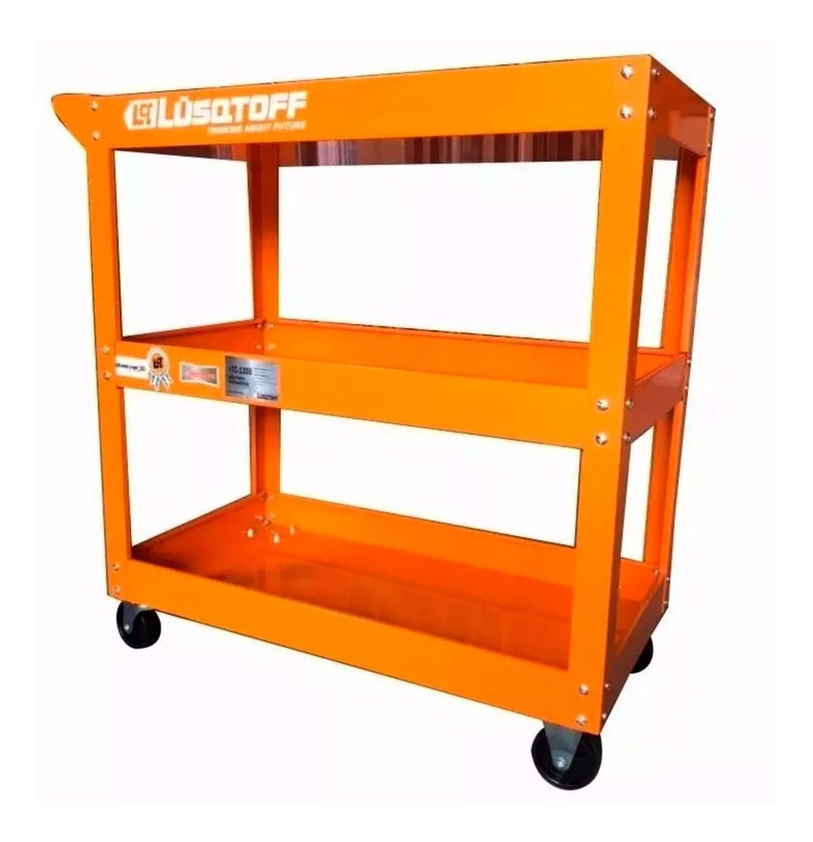 Mesa Portaherramientas C/ Ruedas 3 Estantes Lc-1350 Lusqtoff