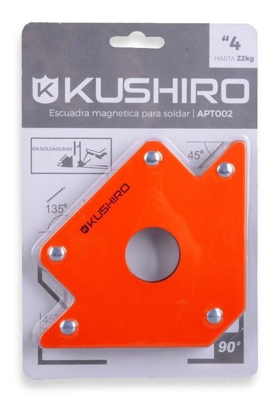 Escuadra Magnética 4puLG. Para Soldar Hasta 23kg  Kushiro - 1