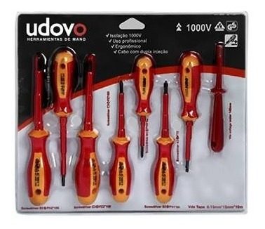 Set 7 Destornilladores Dielectricos Udovo