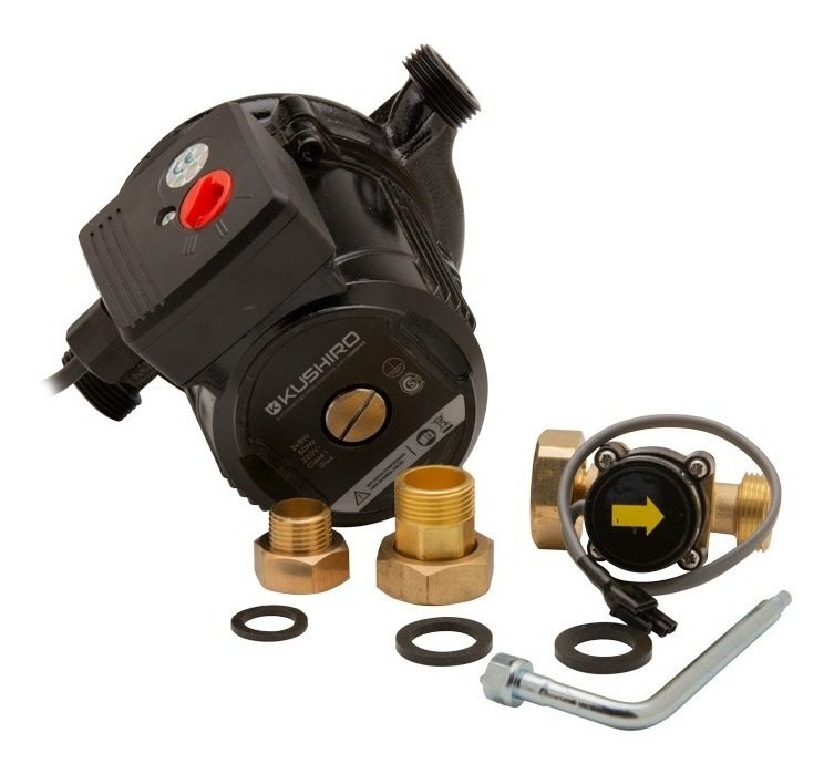 Electrobomba Presurizadora Kushiro 4 Baños Negro 50 Monofásica - 2