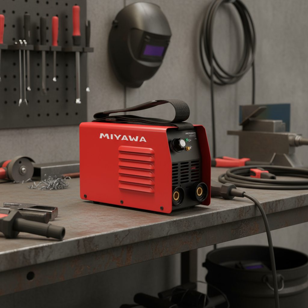 Soldadora Miyawa Mma 145 Monofásica 100a Compacta Rojo - 4