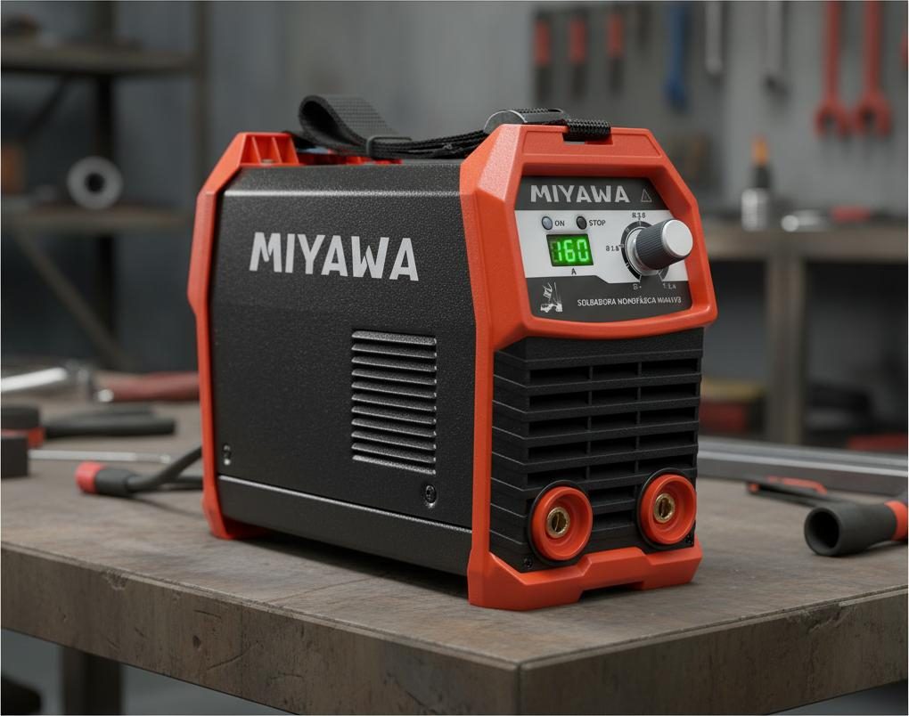 Soldadora Miyawa Mma 195 Monofásica 160a Eficiente Negro - 3
