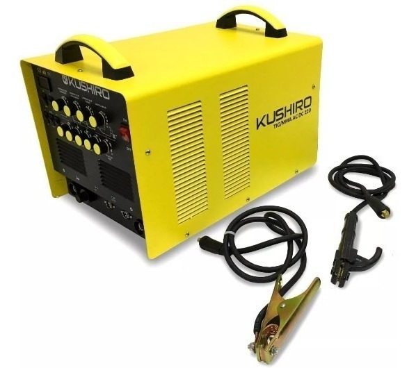Soldadora Combinada Tig/mma Kushiro Acdc Suelda Aluminio Amarillo - 4