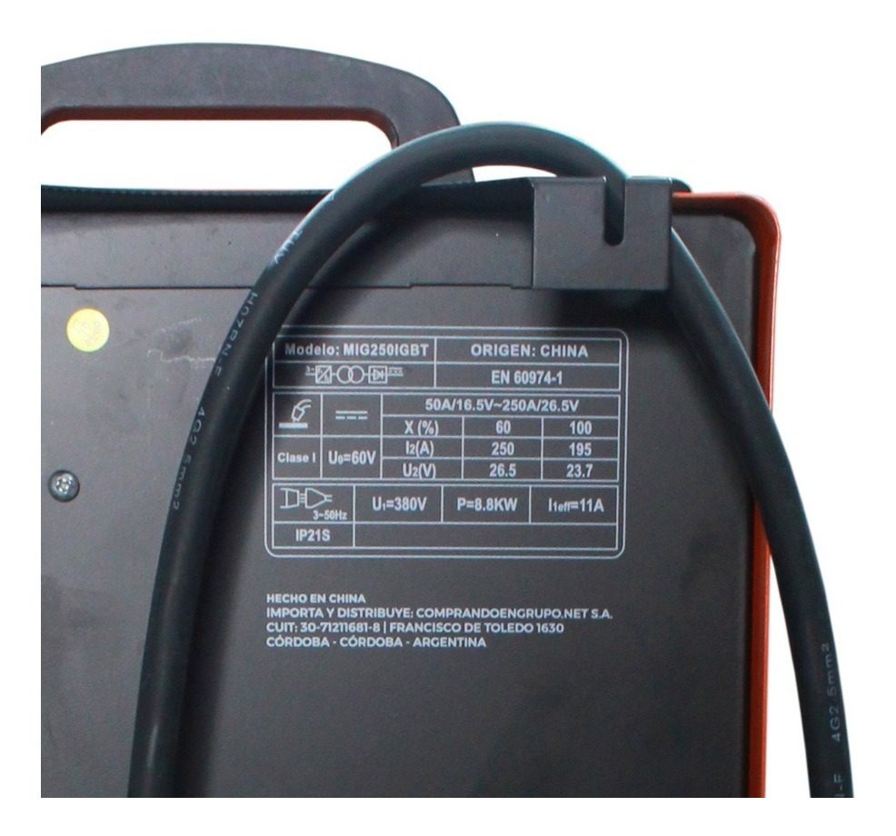 Soldadora Inverter Mig/mma 250 Igbt Amarillo - 3