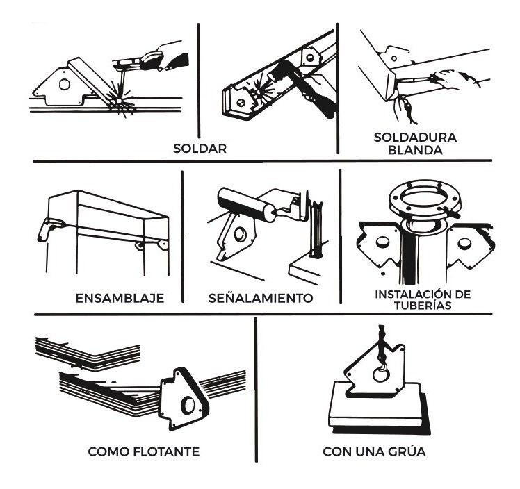 Escuadra Magnética 3puLG. Para Soldar Hasta 12kg  Kushiro - 3