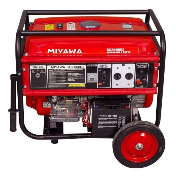 Grupo Electrogeno Miyawa 15hp 4t Ohv 6000w - 1