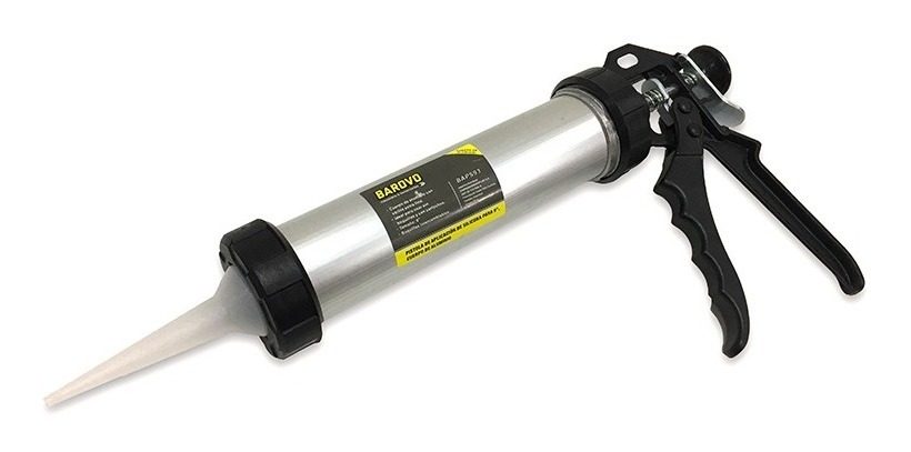 Pistola De Aplicación De Silicona Para 9 ,  Aluminio Barovo - 4