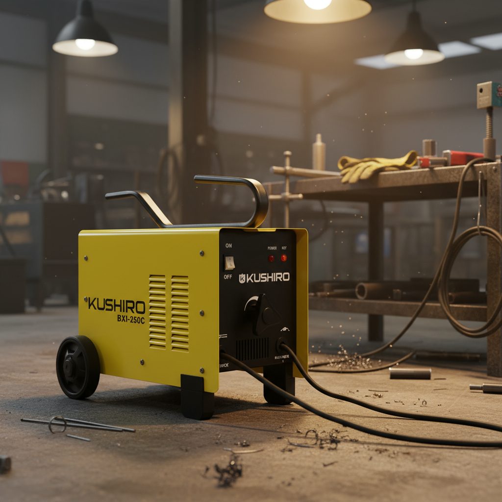 Soldadora Kushiro Bx1-250c 250a Monofásica 220v Amarillo - 5