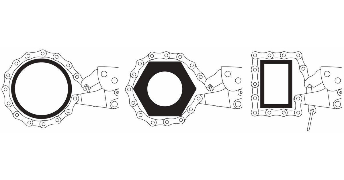Pinza De Presion Tipo Cadena 10  Tramontina Pro   - 1