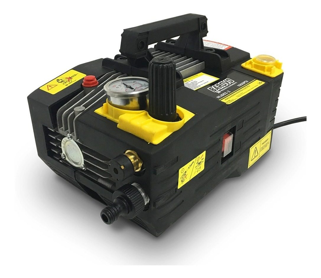 Hidrolavadora Alta Presion Barovo - 130 Bares Caudal 7,9 L/m Negro/amarillo