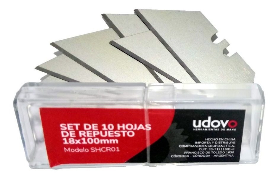 Set 10 Hojas De Repuesto Cutter 18mm