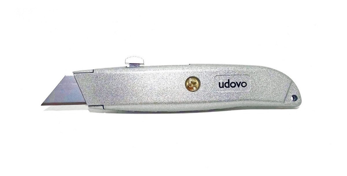Cutter/trincheta Retractil Con Rueda De Ajuste