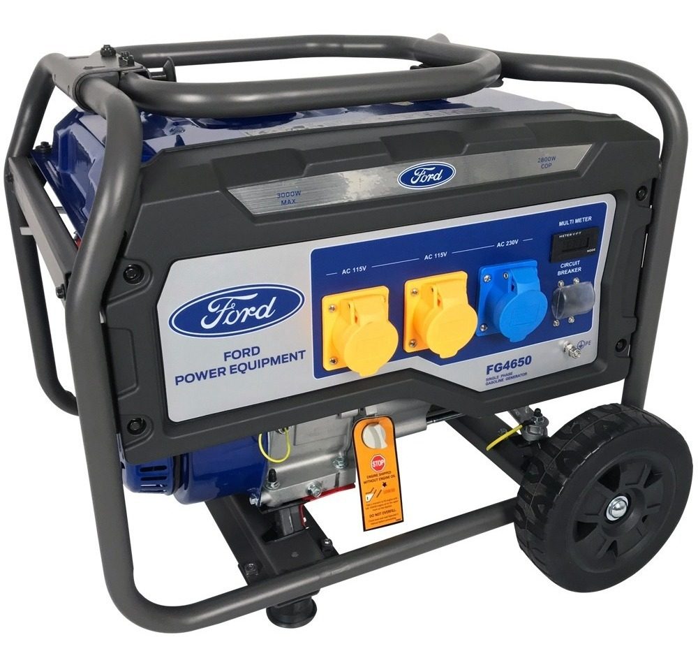 Generador Ford Fg4650 - Nominal: 2800 Watts / Pico: 3100 Wat