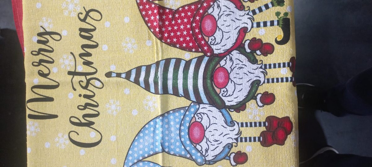 Repasador Prata Navideño 45x65 100% Algodón ¡super Bonitos! - 4